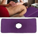 35 x 90cm Spa Massage Towel, Massage Bed Sheets, Salon Massage SPA Couch Soft Cotton Bed Cover Protector with Face Breath Hole Reusable Spa Steam Massage Towel Washable Beauty Salon Bed Sheet