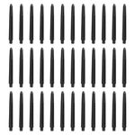 BESPORTBLE Plastic Threaded Accessories Standard - 100pcs Plastic Dart Shafts Darts Accessories Stems Plastic Pole Rod with Standard 2BA Screw Thread (Black)