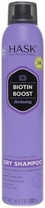 HASK Biotin Boost Thickening Dry Shampoo for all hair types, colour safe, gluten-free, sulfate-free, paraben-free - 1 168mL Can