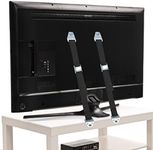 Adjustable TV and Furniture Anti-Tip Straps Heavy Duty Cable Non Tipping Safety Strap Anti-Tip Prevention and Earthquake Protection Secures to TV Stand and Walls