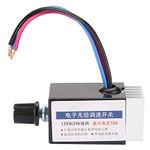 Motor Speed Controller Switch, Universal 12V/24V Rheostat DC Motor Speed Regulator for Adjusting Speed of Automobile Fan Heater Defroster Fans