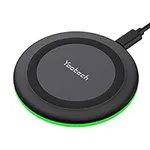 Yootech Wireless Charger,10W Max Fast Wireless Charging Pad Compatible with iPhone 15/15 Plus/15 Pro Max/14/13/SE 2022/12/11/X/8,Samsung Galaxy S22/S21/S20,for AirPods Pro 2(No AC Adapter)