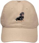 CafePress Black Tan Dachshund Unique Adjustable Baseball Hat