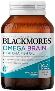 Blackmores Omega Brain | Supports Eye & Brain Health | Maintains Cognitive Function | 60 Tablets