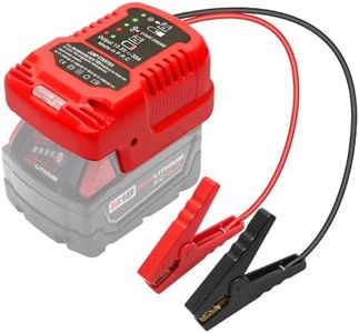 Xinriga Jumper Cables for Milwaukee M18 18V Batteries Jumper Starter 11AWG 1.2FT Auto Booster Cable for Jump Starting Car Using Tool Battery (Battery not Included)