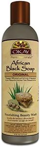 Okay African Soap Liquid, Black, 8 Ounce