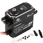 FLASH HOBBY 45Kg Full Waterproof Coreless Servo Motor Standard 180 Degree HV 8.4V High Torque RC Digital Servo for RC Car DIY Truck Robot Parts