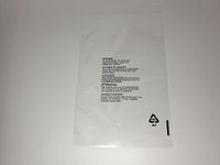 100 X (9″ x 12″) 228mm x 305mm Self Seal Clear Poly Bags with Suffocation Warning, FBA Polybags