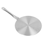 Induction Cooker Heat Diffuser Plate, Fast Heat Conduction Heat Diffuser Induction Plate Anti Scalding Handle Safe Reliable for Gas Stove (22#)