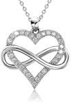 Sash & Soph Infinity Heart Necklace