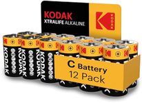 Kodak Xtralife C Batteries (12 Pack