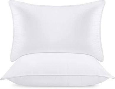 Utopia Bedding Bed Pillows for Sleeping (White), Queen Size, Set of 2, Hotel Pillows, Cooling Pillows for Side, Back or Stomach Sleepers