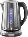 AUSELECT Electric Kettle, 1.8L Stainless Steel Kettle for Coffee & Tea, 2200W Hot Water Boiler Temperature Control, Boiling Water Kettle & Heater with Auto Shut-Off, Easy Clean, Boil-Dry Protection