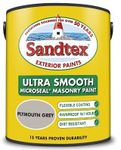 Sandtex Smooth Masonry 5L Plymouth Grey