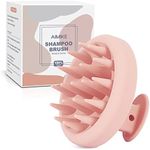 AIMIKE Scalp Massager Shampoo Brush, Soft Silicone Hair Scrubber for Washing Hair, Dandruff Removal & Scalp Scrubber Hair Growth Stimulator, Scalp Brush/Exfoliator Brush On Dry & Wet Scalp