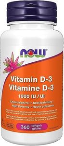 Now Foods Vit D-3 1,000 IU 360gel