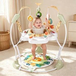 Baby Activity Center, 3-in-1 Infant Jumper and Bouncer with Music&Light,6+M