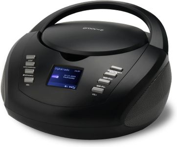 Groov-e DAB Boombox Radio – Black Portable Stereo