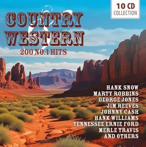 COUNTRY & WESTERN - 200 NO. 1 HITS [10 Discs]