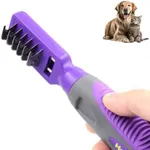 Hertzko Dog Mat Remover - Grooming Comb, Mat Remover for Cats, Dogs, Small Animals - Dematting Tool, Dog Knot Remover Brush for Long Haired Dogs, Short Haired Dogs, and Rabbit Bedding (Small)