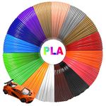 3D Pen Filament Refills 3D Printing Pen Filament Refill 3D Printer Pen Filament PLA Filament Refills 1.75mm 12 Colors 3D Drawing Pen Refill High-Precision Diameter No Clog Filament Refills