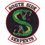 Ata-Boy Riverdale South Side Serpents 3" Full Color Embroidery Iron-On Patch