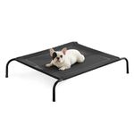 Bedsure Medium Elevated Outdoor Dog Bed - Raised Dog Cots Beds for Medium Dogs, Portable Indoor & Outdoor Pet Hammock Bed with Skid-Resistant Feet, Frame with Breathable Mesh