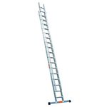 TB Davies 1102-004, Trade Double Extension Ladder, 4.5 Meter / 14.8 Feet, Extends to 8 Meters / 26.2 Feet, Comfort D-Shaped Rungs, 3-Year Warranty, EN131 Professional