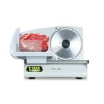 iBELL MS2330M Meat Slicer, 1000W, Heavy Duty Slicing Machine with Stainless Steel Blade for Boneless Meat/Bread/Cheese/Vegetables (Silver)