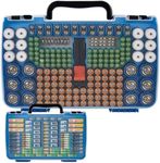 Double-Sided Battery Storage Organi