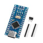 Nano Type-C V3 USB Board Binghe Nano Module V3 with 328PB Chip Module CH340G Controller 5V/16MHz Type-C Interface 328PB-AU Microcontroller Compatible with Arduino