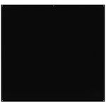 Westcott X-Drop Pro Wrinkle-Resistant 8' x 8' (2.44 x 2.44m) Backdrop for Headshots, Photoshoots, Group Portraits, Video Interviews, & Photo Booths - Portable and Travel Friendly (Rich Black)