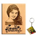 Giftanna Customized Gifts for Men Birthday Special Unique Engraved Photo Frame/Plaque (12x9)