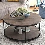 NSdirect Round Coffee Table,36" Cof