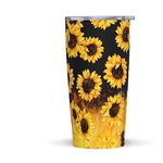 Sunflower Gifts for Women Tumbler Birthday, 20 oz Tumbler, Travel Coffee Mug, Stainless Steel Cup with Lid, Double Wall Vacuum Insulated Travel Mug Gifts for Men Women