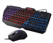 Sumvision Kane Pro 2 Multimedia LED Backlit Gaming Keyboard & Mouse Combo, Dust Proof, Spill Proof, Plug & Play, UK Design UK Layout UK Tech Support