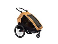 XLC Kids Cycling Trailer - Mono S - Yellow, Single Seat