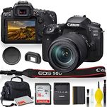 Canon EOS 90D DSLR Camera with 18-135mm Lens with Padded Case, Memory Card, and More - Starter Bundle Set -(International Model)