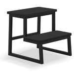 iTsst Step Stool for Adults Kids,Heavy Duty Sturdy Two Step Stool with 500LBS Capacity for Kichen Bathroom High beds, Wooden&Metal Frame, Non-Slip Rubber Pads