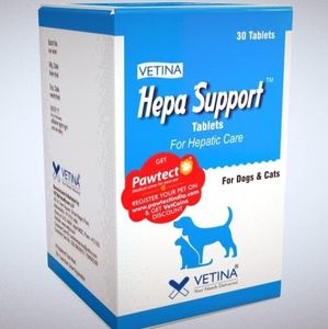 Hepa Support for Hepatic Care for Dogs and Cats, 30 Tablets
