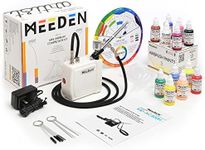 MEEDEN Mini Airbrush Kit, Dual-Acti