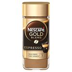 Nescafe Gold Blend Espresso Rich Crema Soluble Coffee, 3.53 Oz, 100 G, Granule, Jar