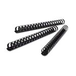 GBC 4028182 CombBind Binding Combs, 25 mm, 225 Sheet Capacity, A4, 21 Ring, Black, Pack of 50