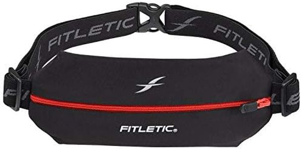 Fitletic Active Lifestyle Fanny Pack & Mini Sports Running Belt For Men & Women – Lightweight, Low Profile & Sleek Design – Ultra-Soft Expandable Lycra Pouch - Fits All Phones – Inner Organizer Pocket