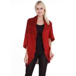 Red Poncho For Women