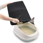 HONZUEN Cat Litter Mat, 60 x 40 cm Litter Trapping Mat, Cat Litter Catcher Mat, Cat Litter Tray Mat, Cat Litter Mat, Cat Tray Mat, Litter Tray Mat, Cat Mat for Litter Tray, Litter Box Mat