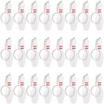 AUEAR, 18 Pack Bowling Pin Keychain Sport Keychain for Backpack DIY Craft Accesories