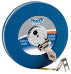 Draper 30m Steel Tape Measure | Long Measuring Measurement Tape | Rust Proof Holding Claw | 88217