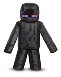 Enderman Costume, Inflatable Minecraft Costumes for Kids, Child Size Fan Operated Expandable Blow Up Suit