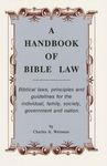 A Handbook Of Bible Law